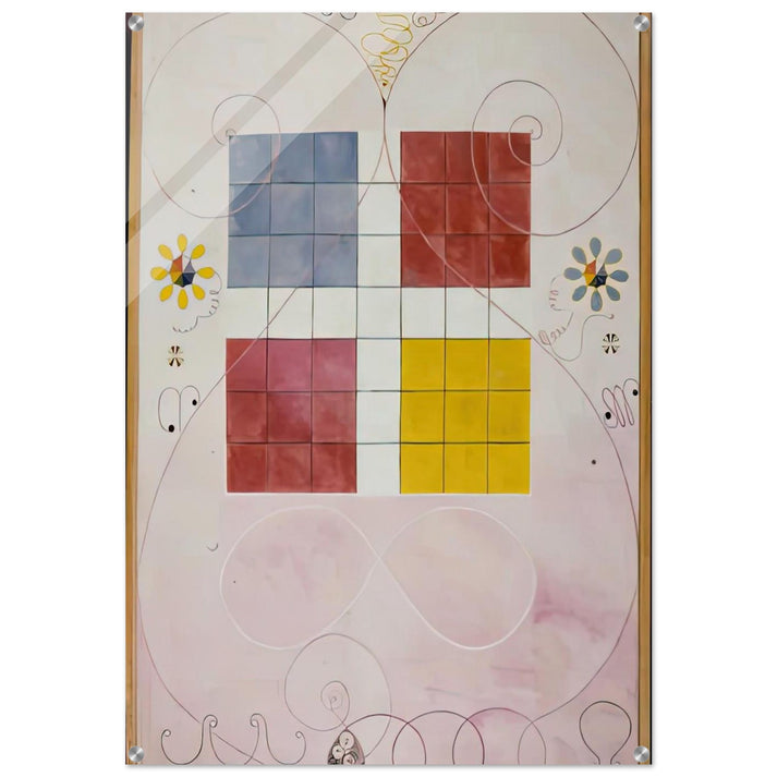 DE TIO ST RSTA N 10 ALDERDOMEN 1907 - Hilma af Klint Acrylic Print - 70x100 cm / 28x40″ inches