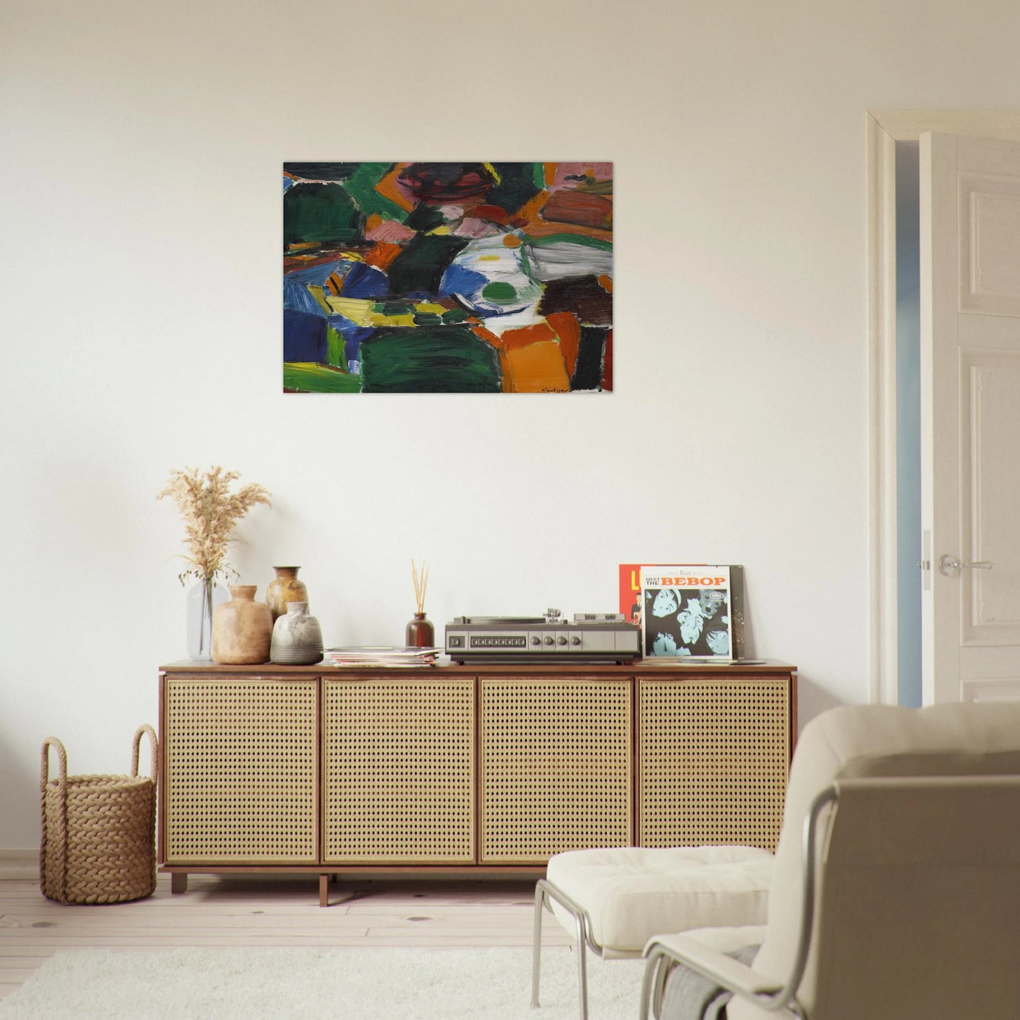 Orchard Street #2 - Grace Hartigan Brushed Aluminum Print - 70x100 cm / 28x40 inches | Grace Hartigan Aluminum Print | Grace Hartigan Prints
