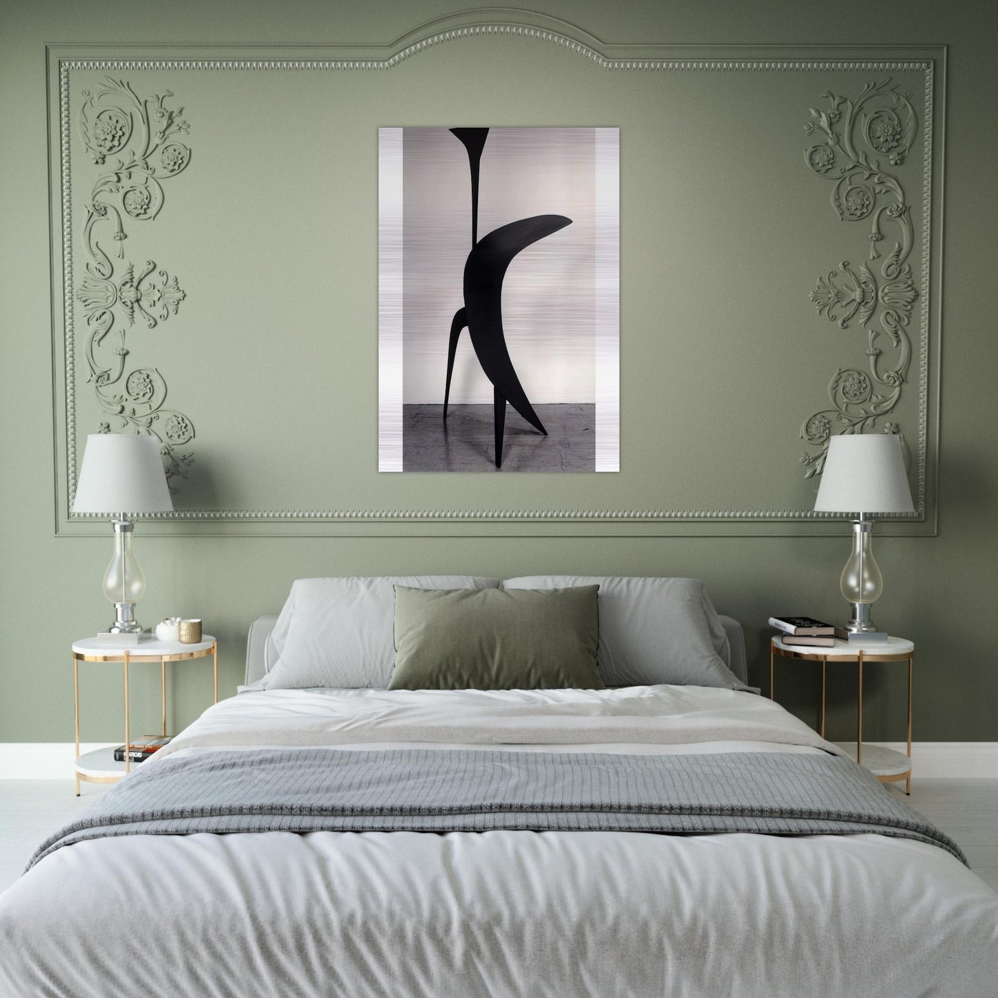 THE BIG EAR 1943 - Alexander Calder Brushed Aluminum Print - 70x100 cm / 28x40 inches | Alexander Calder Aluminum Print | Alexander Calder Prints