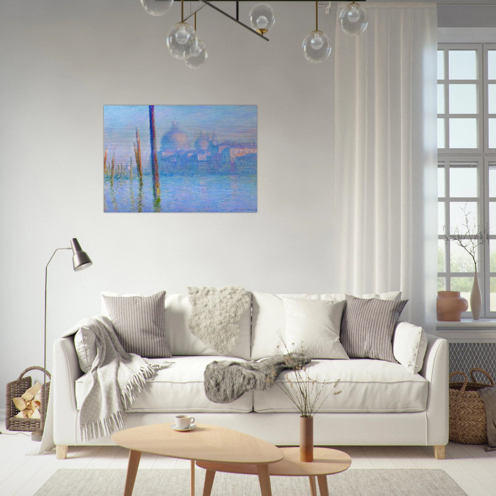 The Grand Canal, Venice - claude monet Brushed Aluminum Print - 70x100 cm / 28x40 inches | claude monet Aluminum Print | claude monet Prints