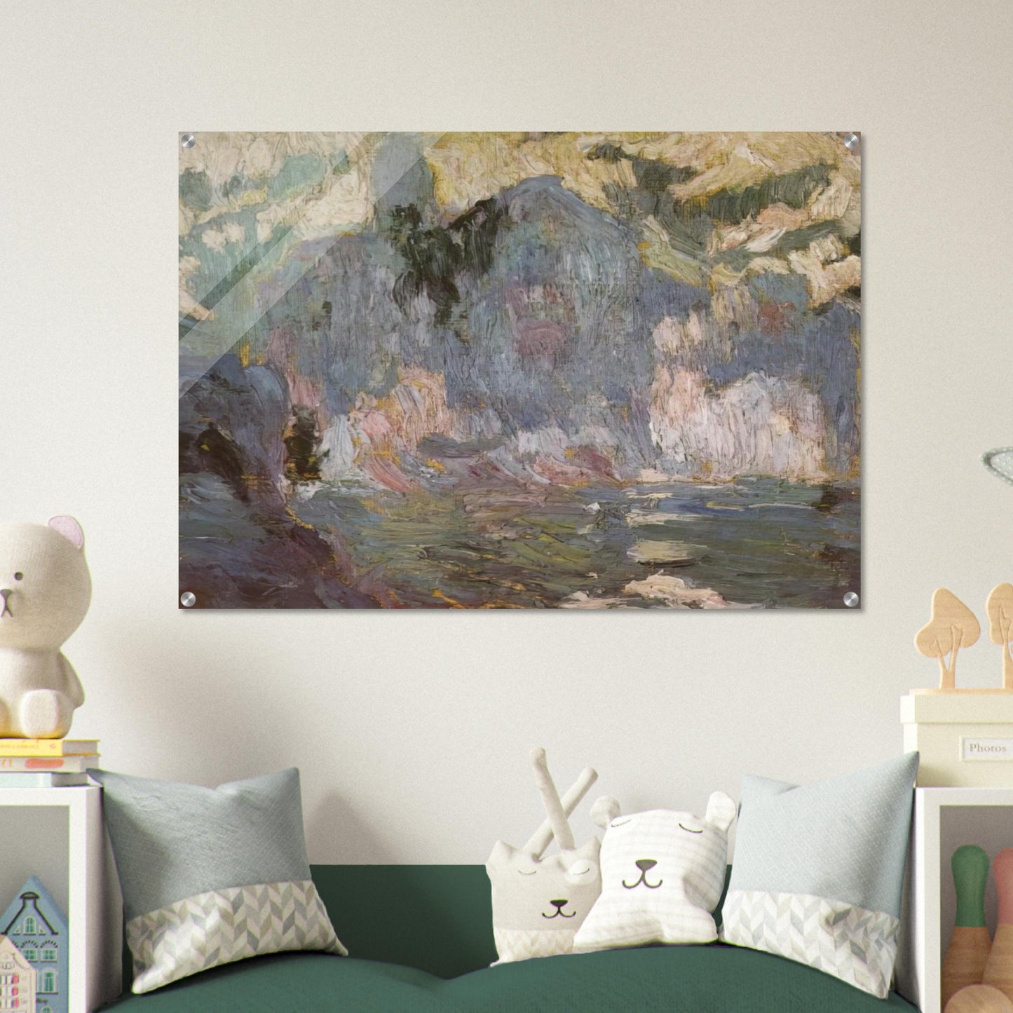 PLAYA PORT ALGUER FROM RIBA D EN PITXO - Salvador Dali Acrylic Print - 70x100 cm / 28x40″ inches