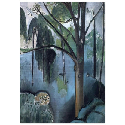 TRIVAUX POND 1917 - Henri Matisse Brushed Aluminum Print - 70x100 cm / 28x40 inches | Henri Matisse Aluminum Print | Henri Matisse Prints