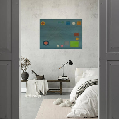 De la Serie Cartas Celestes - 1956 1 - Lolo Soldevilla Brushed Aluminum Print - 70x100 cm / 28x40 inches | Lolo Soldevilla Aluminum Print | Lolo Soldevilla Prints