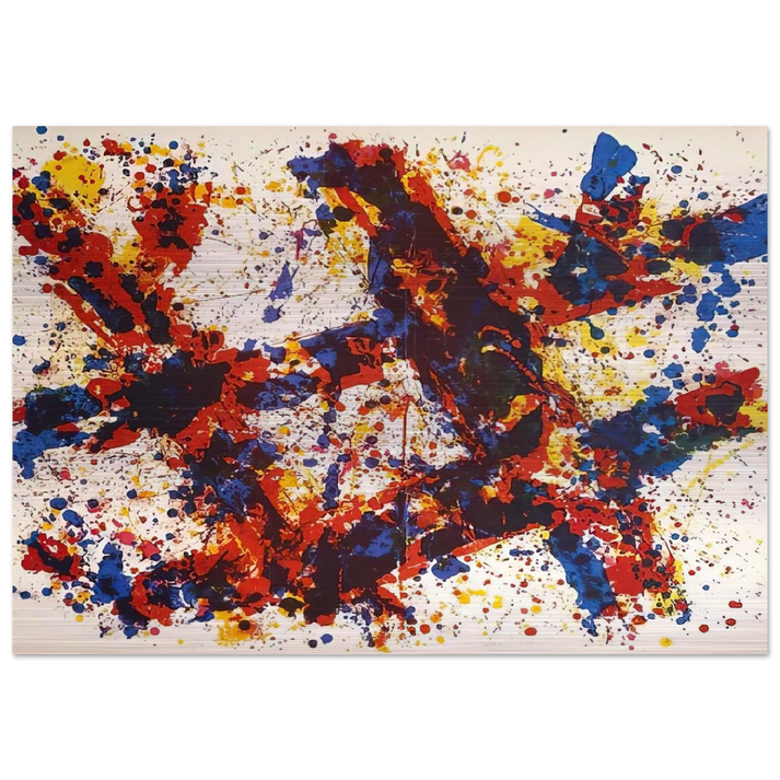 Firewood - Sam Francis Brushed Aluminum Print - 70x100 cm / 28x40 inches | Sam Francis Aluminum Print | Sam Francis Prints