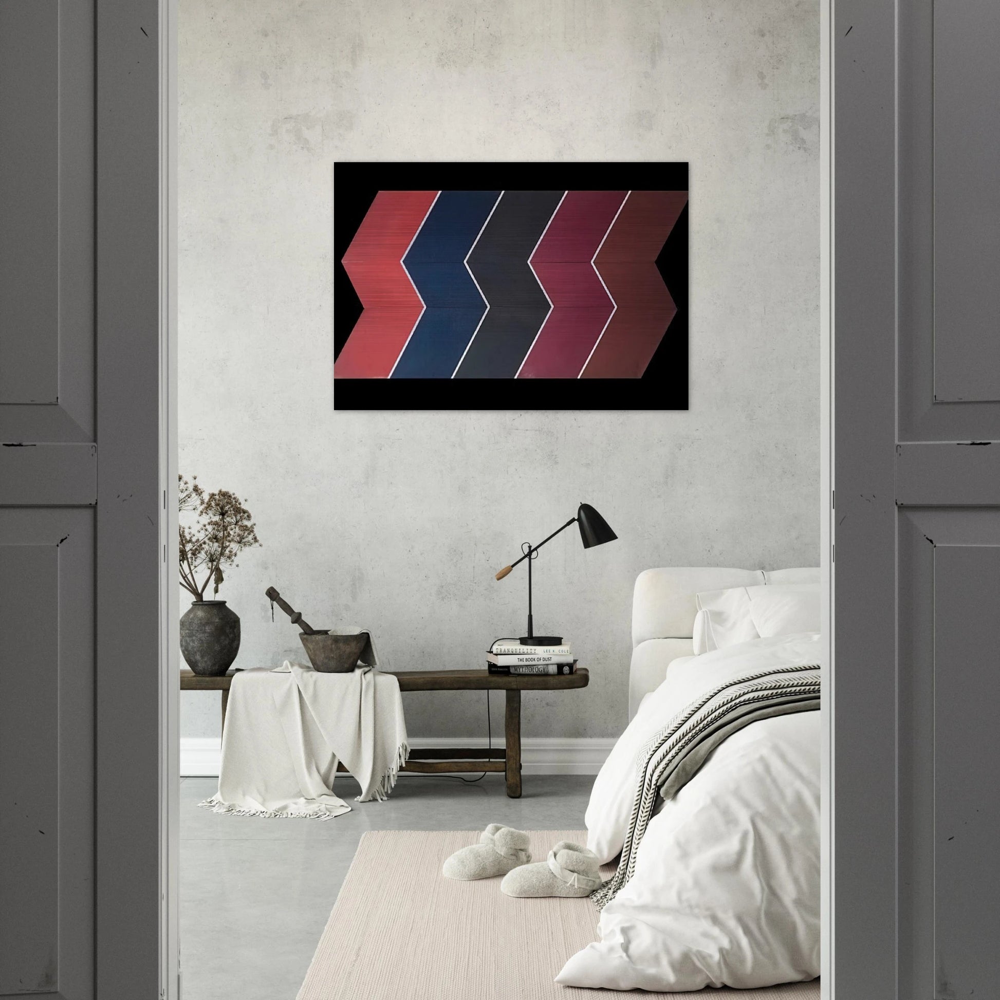 Cut Series #4 - 1967 - Thomas Downing Brushed Aluminum Print - 70x100 cm / 28x40 inches | Thomas Downing Aluminum Print | Thomas Downing Prints