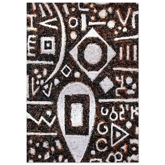 Inbalance of Time - 1992 - Richard Pousette-Dart Brushed Aluminum Print - 70x100 cm / 28x40 inches | Richard Pousette-Dart Aluminum Print | Richard Pousette-Dart Prints
