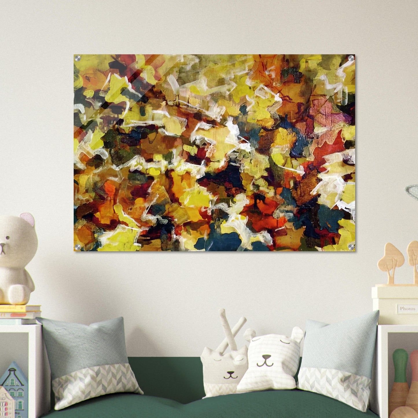ABSTRACT EXPRESSIONIST AUTUMN SKY 1953 - Audrey Flack Acrylic Print - 70x100 cm / 28x40″ inches