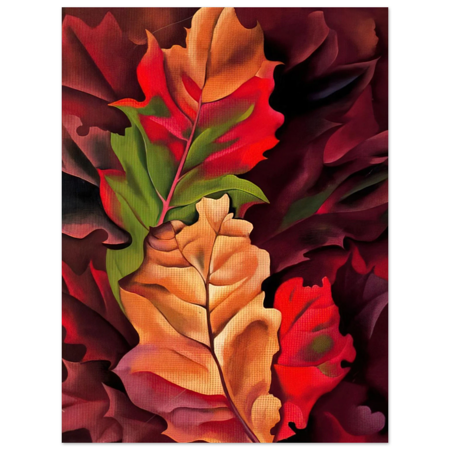 Georgia O'Keeffe - Autumn Leaves - Lake George, N.Y. Fine Art Poster