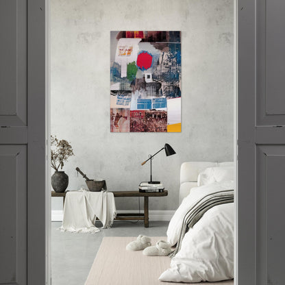 ARCHIVE 1963 - Robert Rauschenberg Brushed Aluminum Print - 70x100 cm / 28x40 inches | Robert Rauschenberg Aluminum Print | Robert Rauschenberg Prints