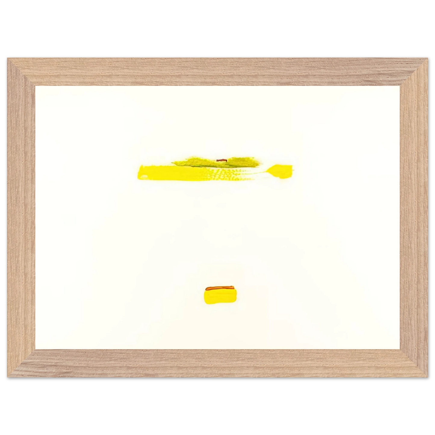 Helen Frankenthaler - New York III - 1972 Wall art - 30x45 cm / 12x18 inches - Premium Wooden Framed Poster With Fine Art Paper-canvas - White frame
