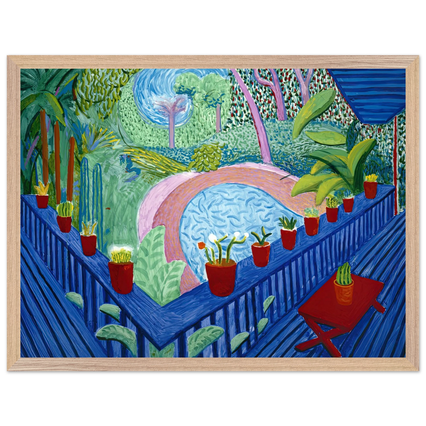 David Hockney - David Hockney Wall art - 75x100 cm / 30x40 inches - Fine Art Poster-canvas - -