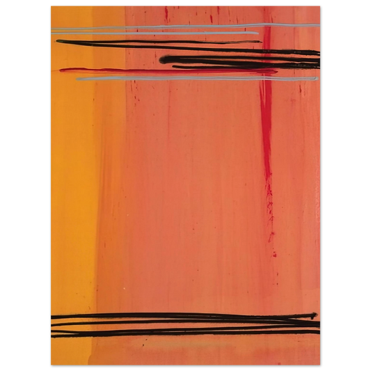 Larry Zox - Caxambus - Color Field Painting  75x100 cm / 30x40inches Fine Art Poster