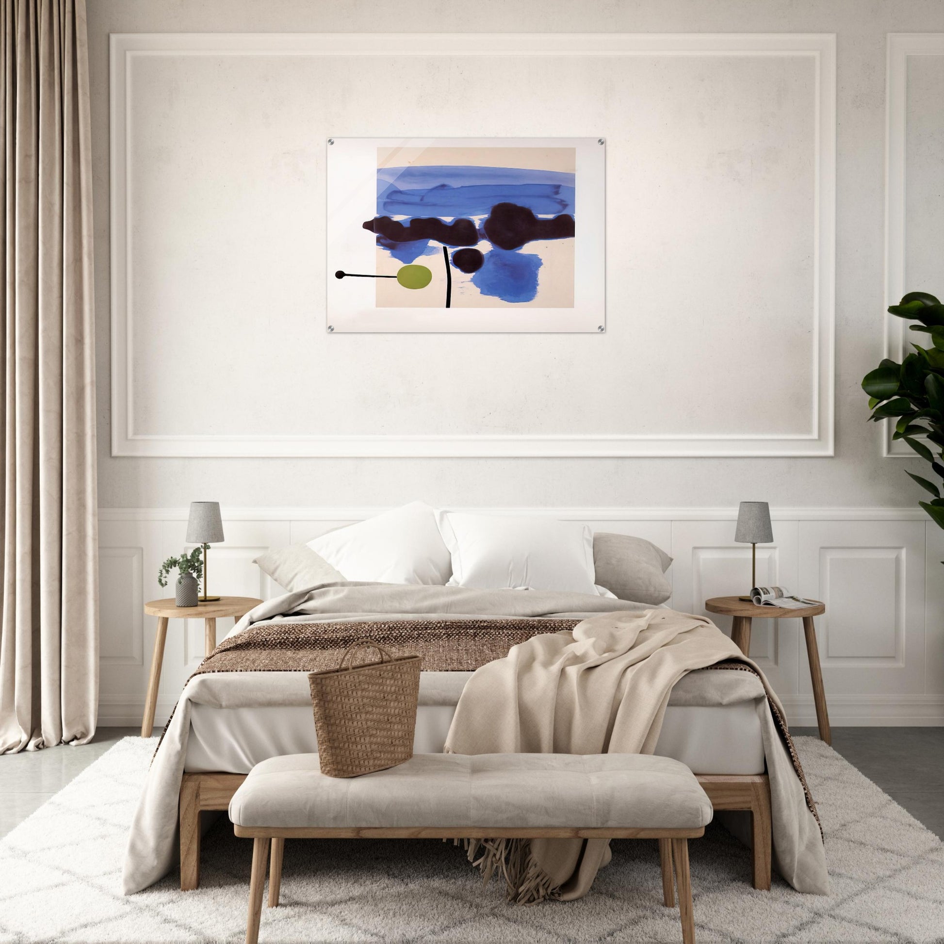 The Passion Flower - 1986 - Victor Pasmore Acrylic Print - 70x100 cm / 28x40″ inches