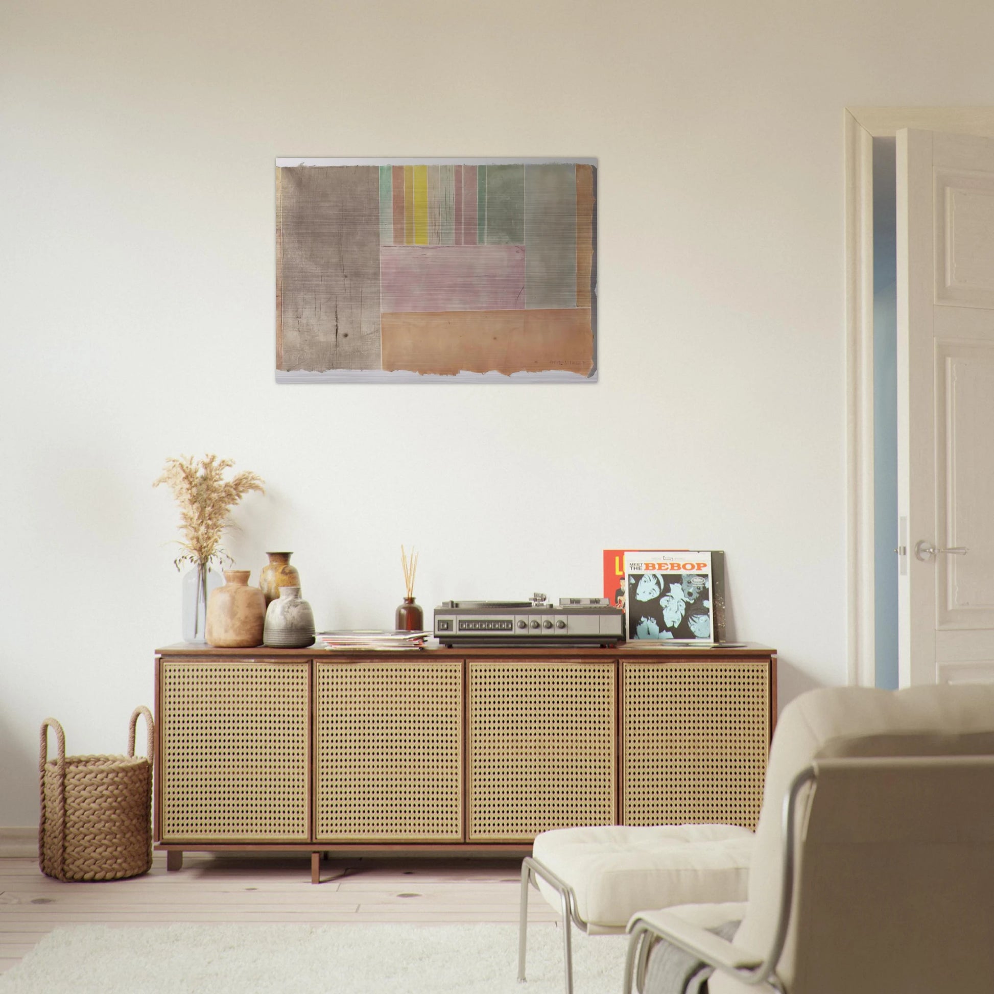 HV2, No 17b - 1992 - John Cage Brushed Aluminum Print - 70x100 cm / 28x40 inches | John Cage Aluminum Print | John Cage Prints
