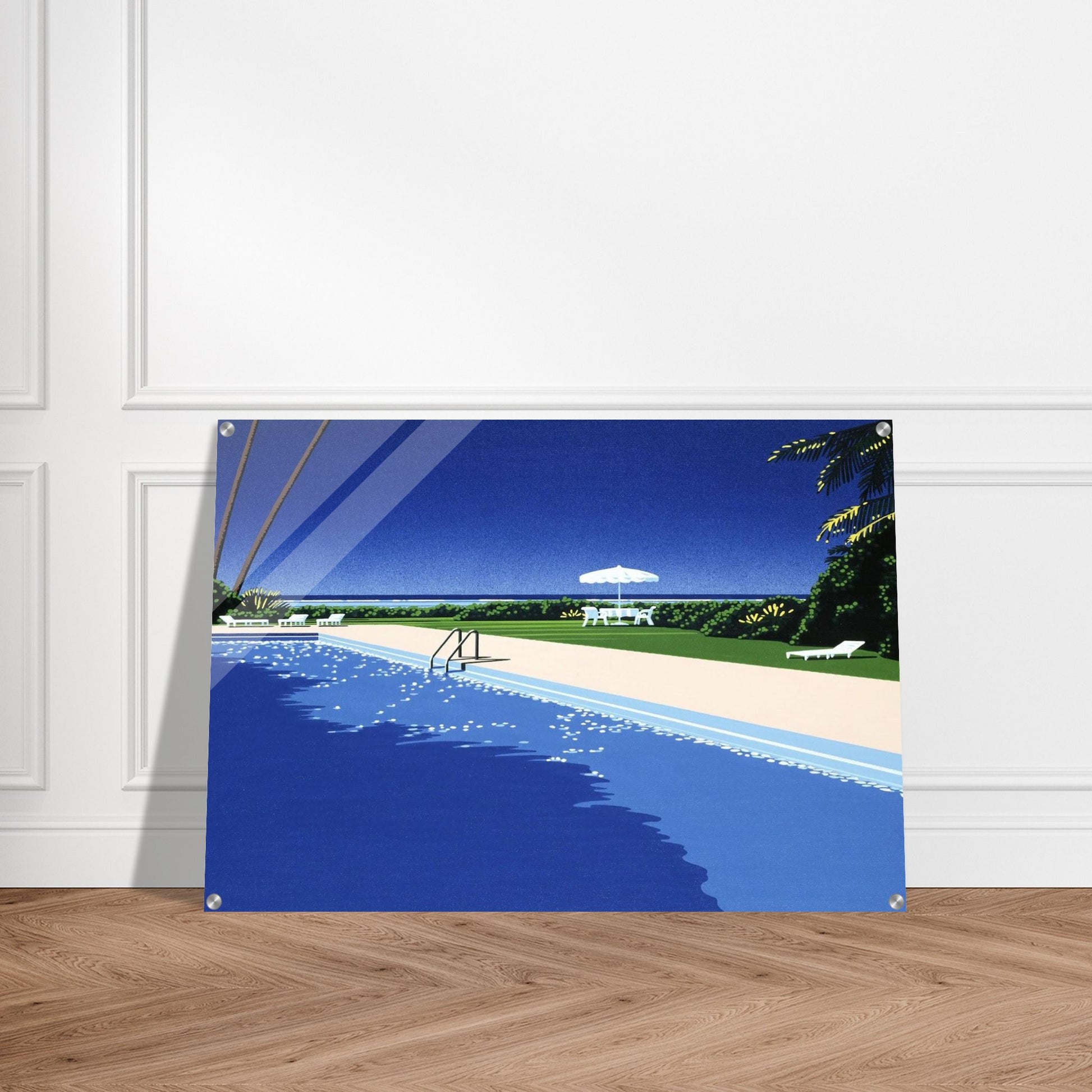 Deck - Hiroshi Nagai Acrylic Print - 70x100 cm / 28x40″ inches