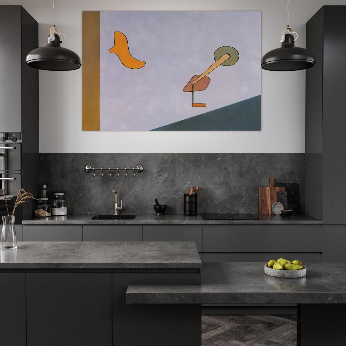 Composition I - 1949 - Gene Davis Art Prints - 100x150 cm / 40x60″ inches | Gene Davis Poster | Gene Davis Prints