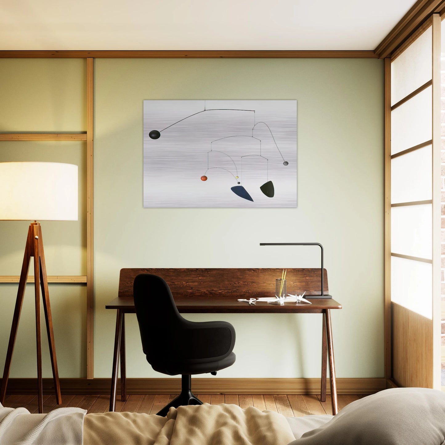 MOBILE 1932 - Alexander Calder Brushed Aluminum Print - 70x100 cm / 28x40 inches | Alexander Calder Aluminum Print | Alexander Calder Prints