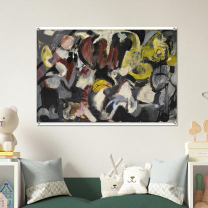 Months and Moons - Grace Hartigan Acrylic Print - 70x100 cm / 28x40″ inches