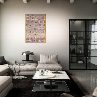 VARIATION ON A THEME 1958 - Anni Albers Brushed Aluminum Print - 70x100 cm / 28x40 inches | Anni Albers Aluminum Print | Anni Albers Prints