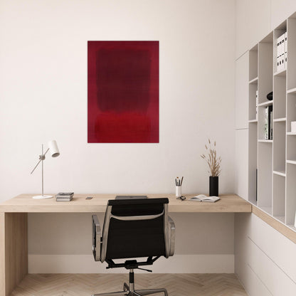Red and Brown - 1957 - Mark Rothko Brushed Aluminum Print - 70x100 cm / 28x40 inches | Mark Rothko Aluminum Print | Mark Rothko Prints