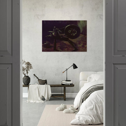 Bobbin Winder - Vincent van Gogh Brushed Aluminum Print - 70x100 cm / 28x40 inches | Vincent van Gogh Aluminum Print | Vincent van Gogh Prints