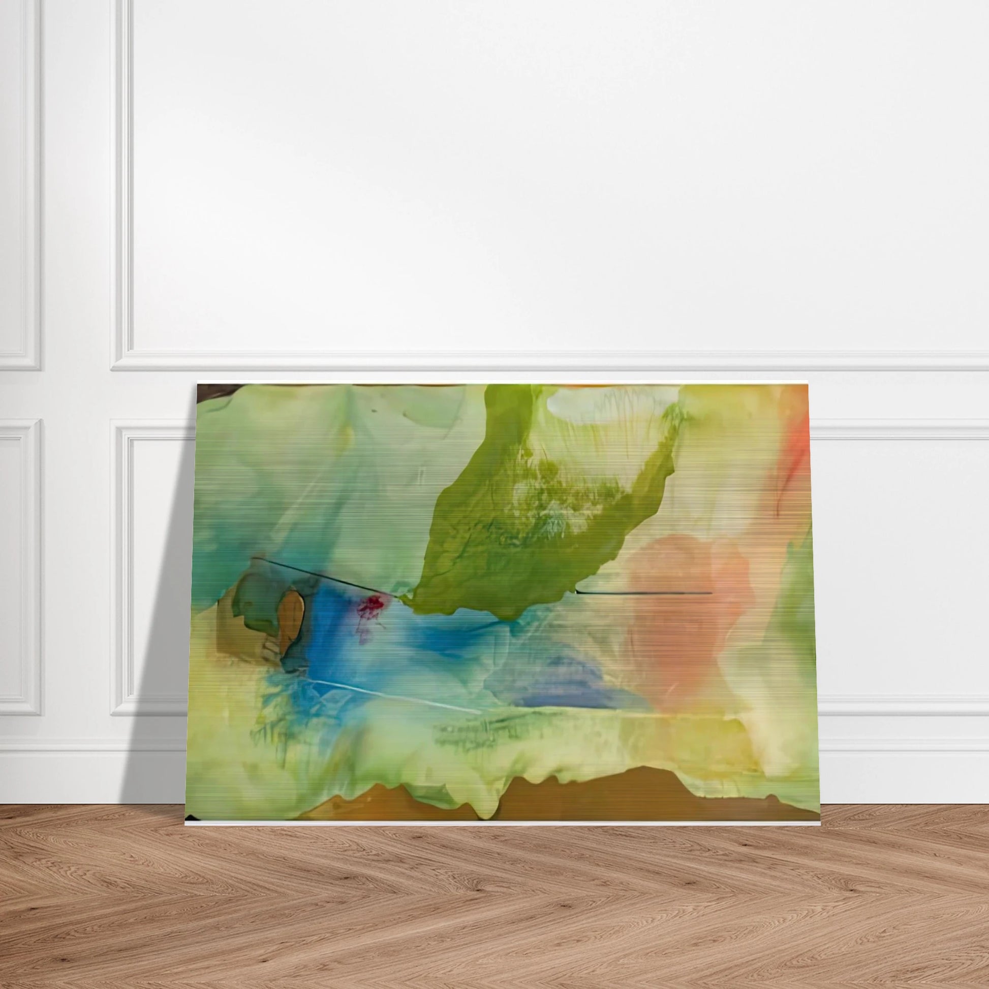 Hint from Bassano, 1973- - Helen Frankenthaler Brushed Aluminum Print - 70x100 cm / 28x40 inches | Helen Frankenthaler Aluminum Print | Helen Frankenthaler Prints