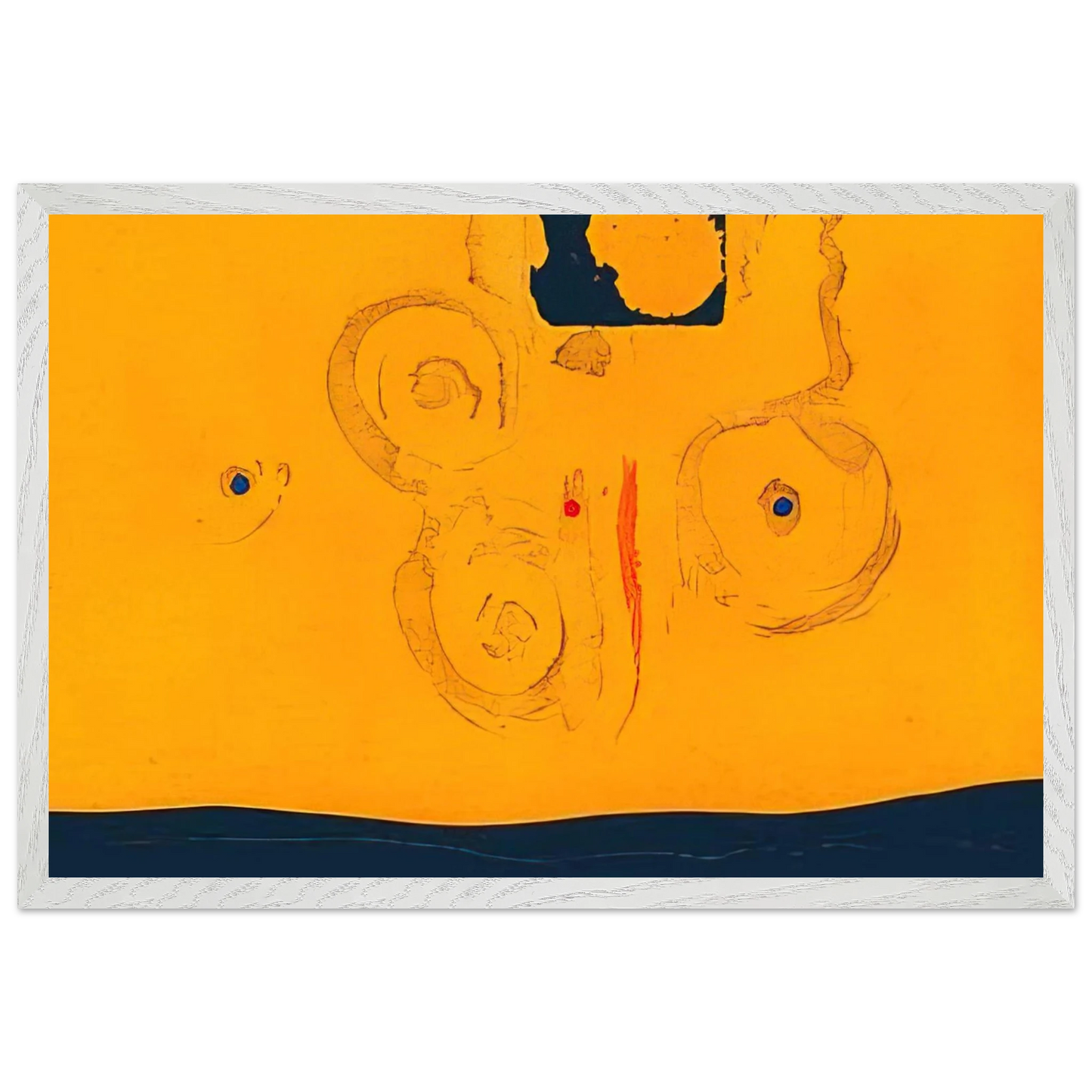 Helen Frankenthaler - Plaza Real - 1988 Wall art - 75x100 cm / 30x40 inches - Fine Art Poster-canvas - -