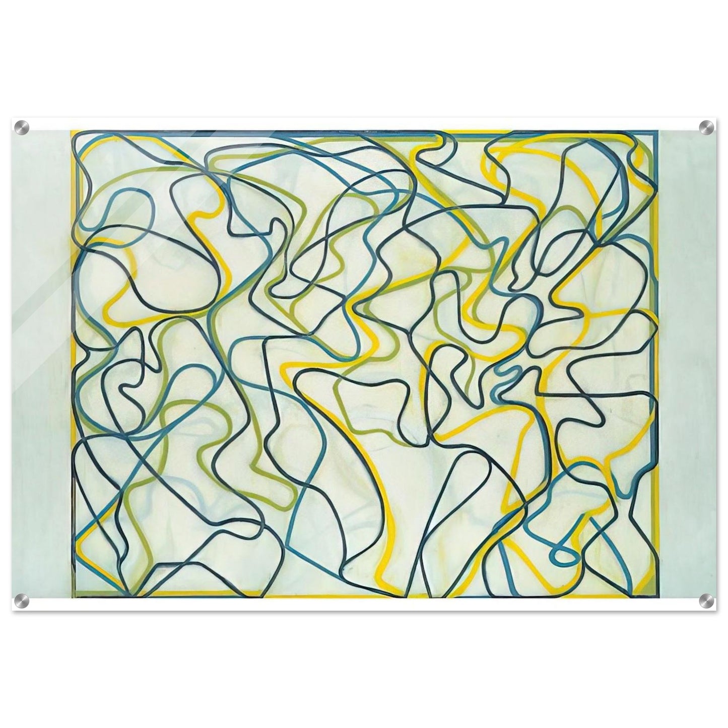 Third Letter - 2009 - Brice Marden Acrylic Print - 70x100 cm / 28x40″ inches