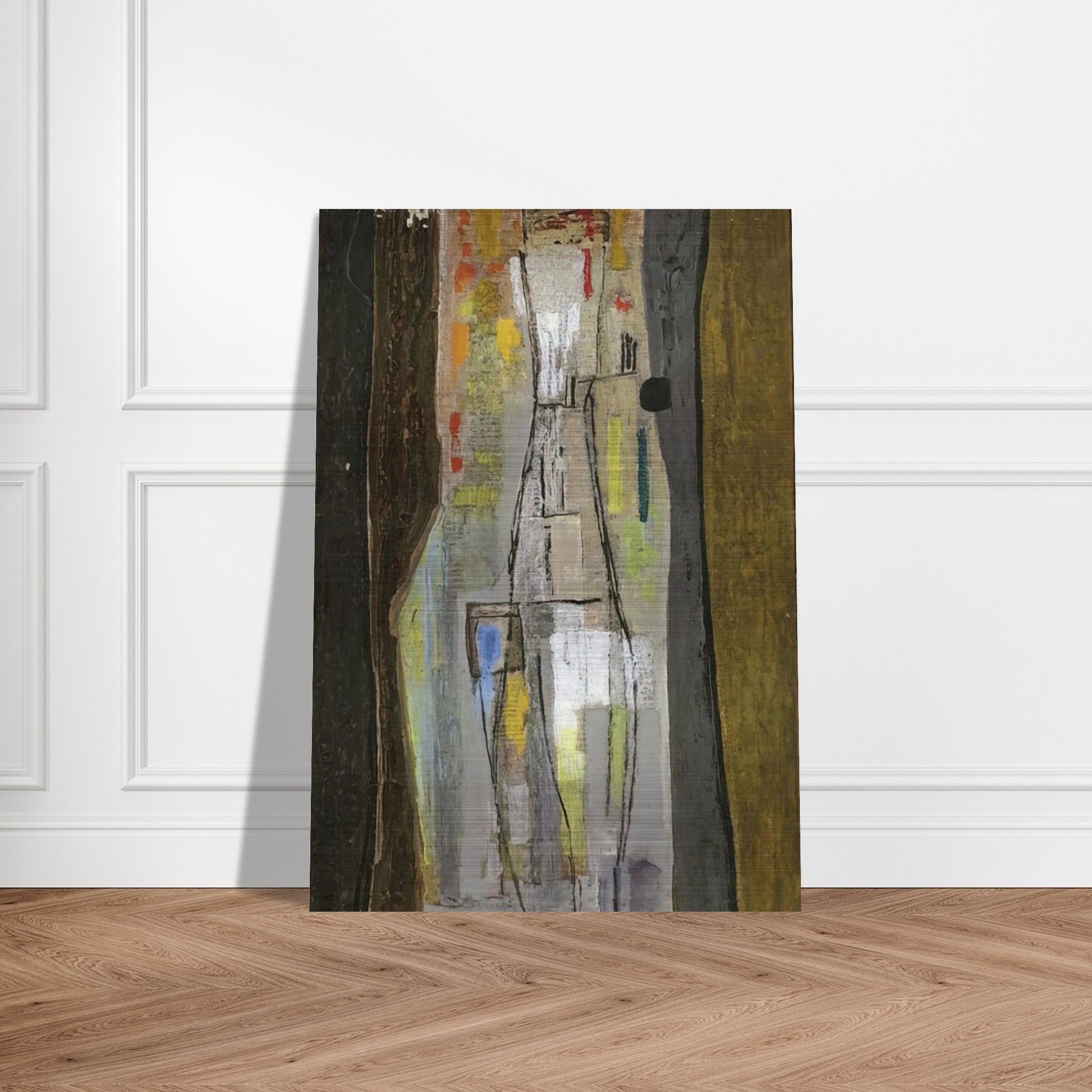 Stratificazione I - Art Informel - Bice Lazzari Brushed Aluminum Print - 70x100 cm / 28x40 inches | Bice Lazzari Aluminum Print | Bice Lazzari Prints