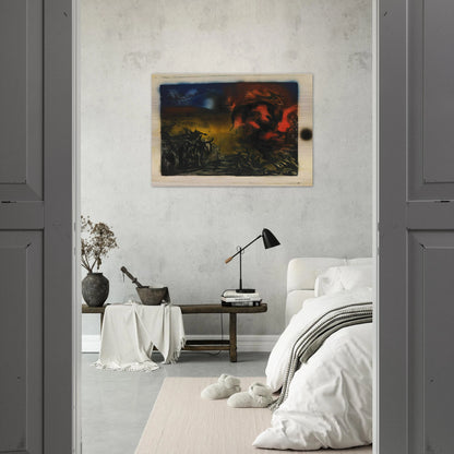 LANDSCAPE WITH STEER 1937 - Jackson Pollock Brushed Aluminum Print - 70x100 cm / 28x40 inches | Jackson Pollock Aluminum Print | Jackson Pollock Prints