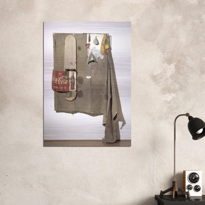 DYLABY 1962 - Robert Rauschenberg Brushed Aluminum Print - 70x100 cm / 28x40 inches | Robert Rauschenberg Aluminum Print | Robert Rauschenberg Prints