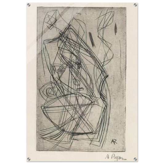 Prostrating Figure - 1945 - Anne Ryan Acrylic Print - 70x100 cm / 28x40″ inches | Anne Ryan Wall Art | Anne Ryan Prints
