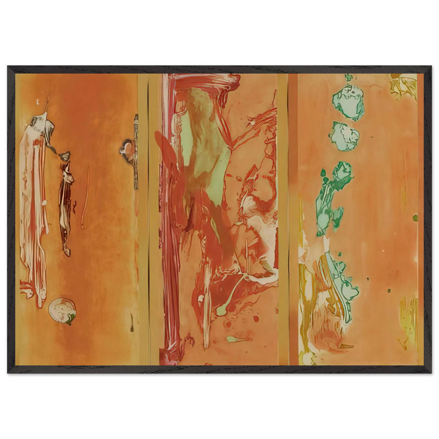 Helen Frankenthaler - Gateway - 1988 Wall art - 20x25 cm / 8x10 inches - Fine Art Poster-canvas - -