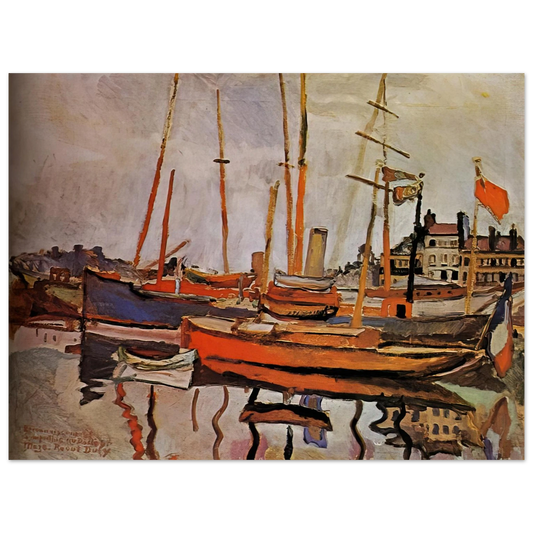 Raoul Dufy - THE PORT OF LE HAVRE 1906  75x100 cm / 30x40inches Fine Art Poster