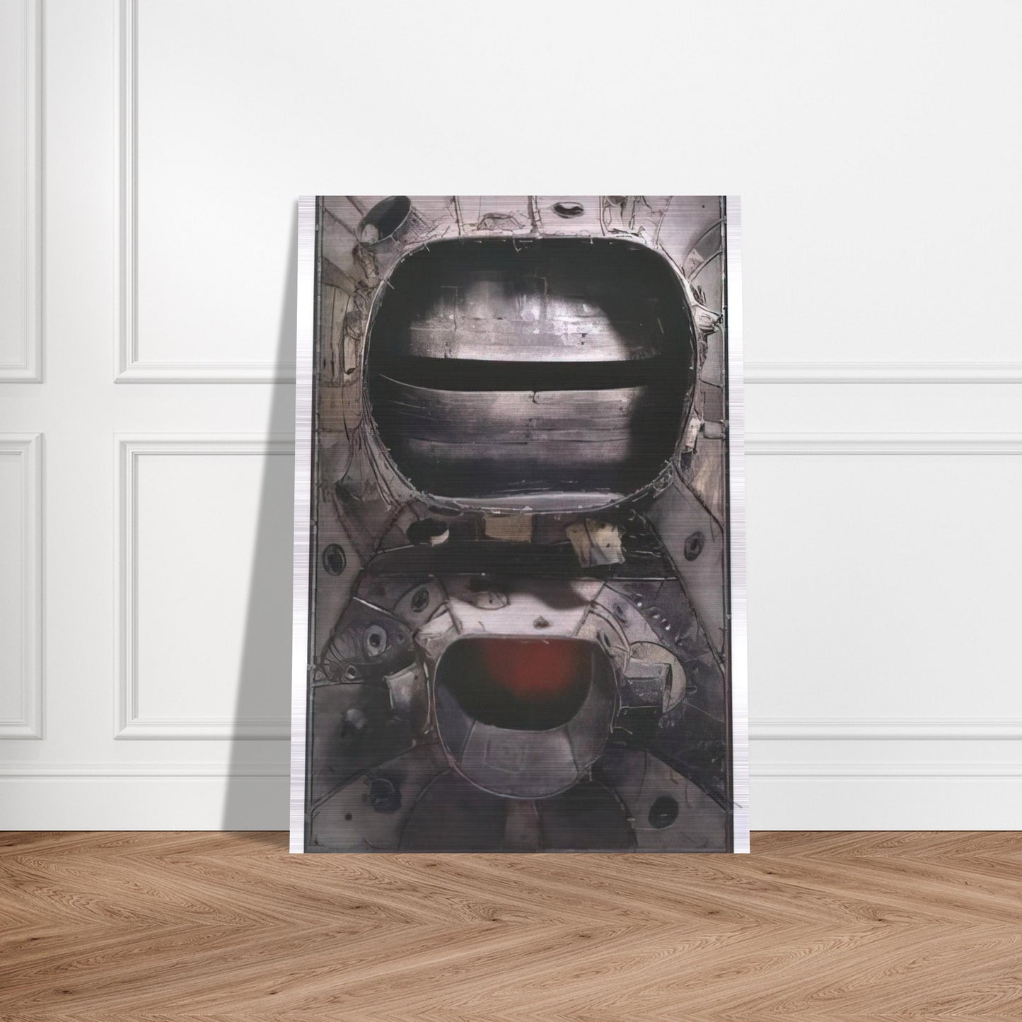 UNTITLED 1961 - Lee Bontecou Brushed Aluminum Print - 70x100 cm / 28x40 inches | Lee Bontecou Aluminum Print | Lee Bontecou Prints