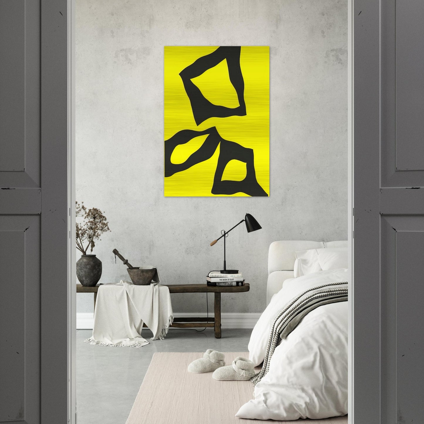 Hasard - Jean Arp Brushed Aluminum Print - 70x100 cm / 28x40 inches | Jean Arp Aluminum Print | Jean Arp Prints