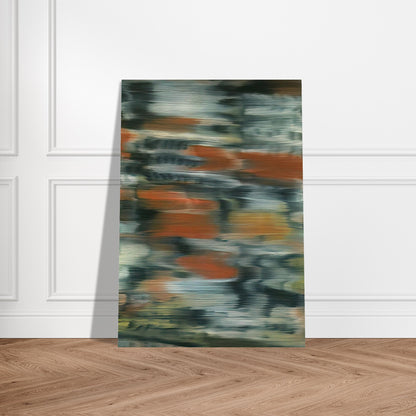 TOWNSCAPE PX 1968 - Gerhard Richter Brushed Aluminum Print - 70x100 cm / 28x40 inches | Gerhard Richter Aluminum Print | Gerhard Richter Prints