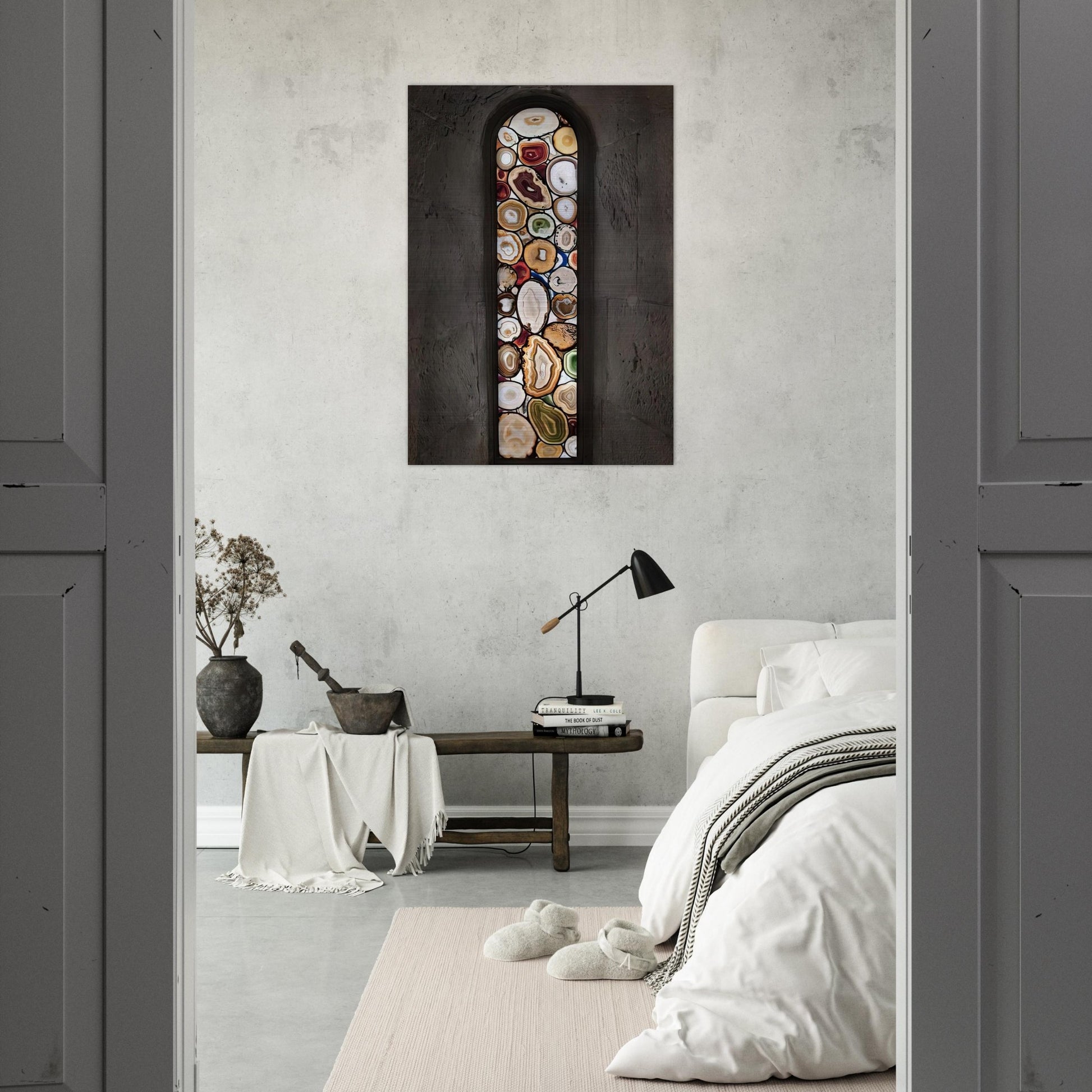 AHATFENSTER 2009 0 - Sigmar Polke Brushed Aluminum Print - 70x100 cm / 28x40 inches | Sigmar Polke Aluminum Print | Sigmar Polke Prints