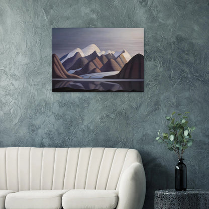 Mount Thule, Bylot Island - 1930 - Lawren Harris Brushed Aluminum Print - 70x100 cm / 28x40 inches | Lawren Harris Aluminum Print | Lawren Harris Prints