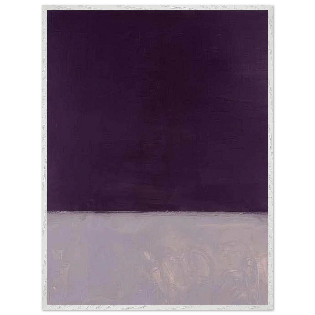 Mark Rothko - Untitled Black and Gray - 1970 Wall Art - 60x80 cm / 24x32 inches - Premium Wooden Framed Poster With Fine Art Paper-canvas - Black frame