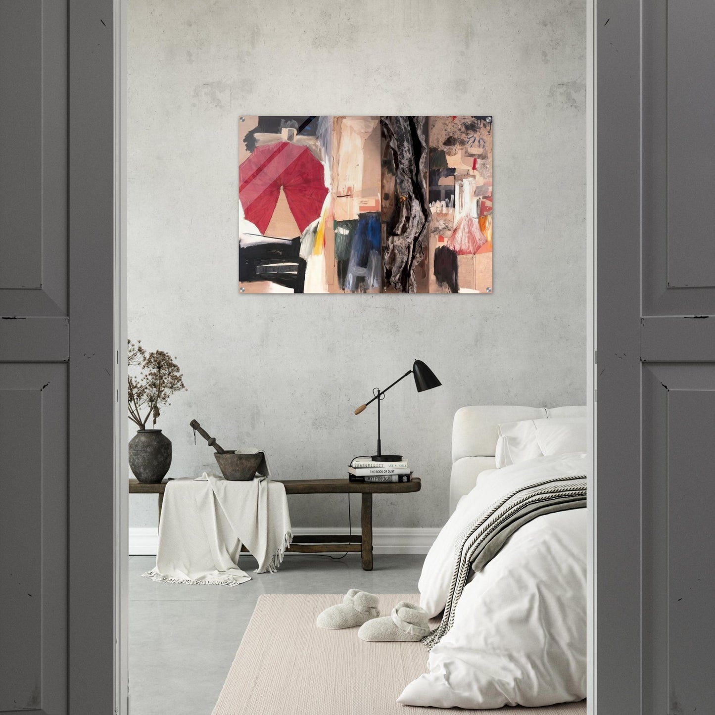 ALLEGORY 1960 - Robert Rauschenberg Acrylic Print - 70x100 cm / 28x40″ inches | Robert Rauschenberg Wall Art | Robert Rauschenberg Prints