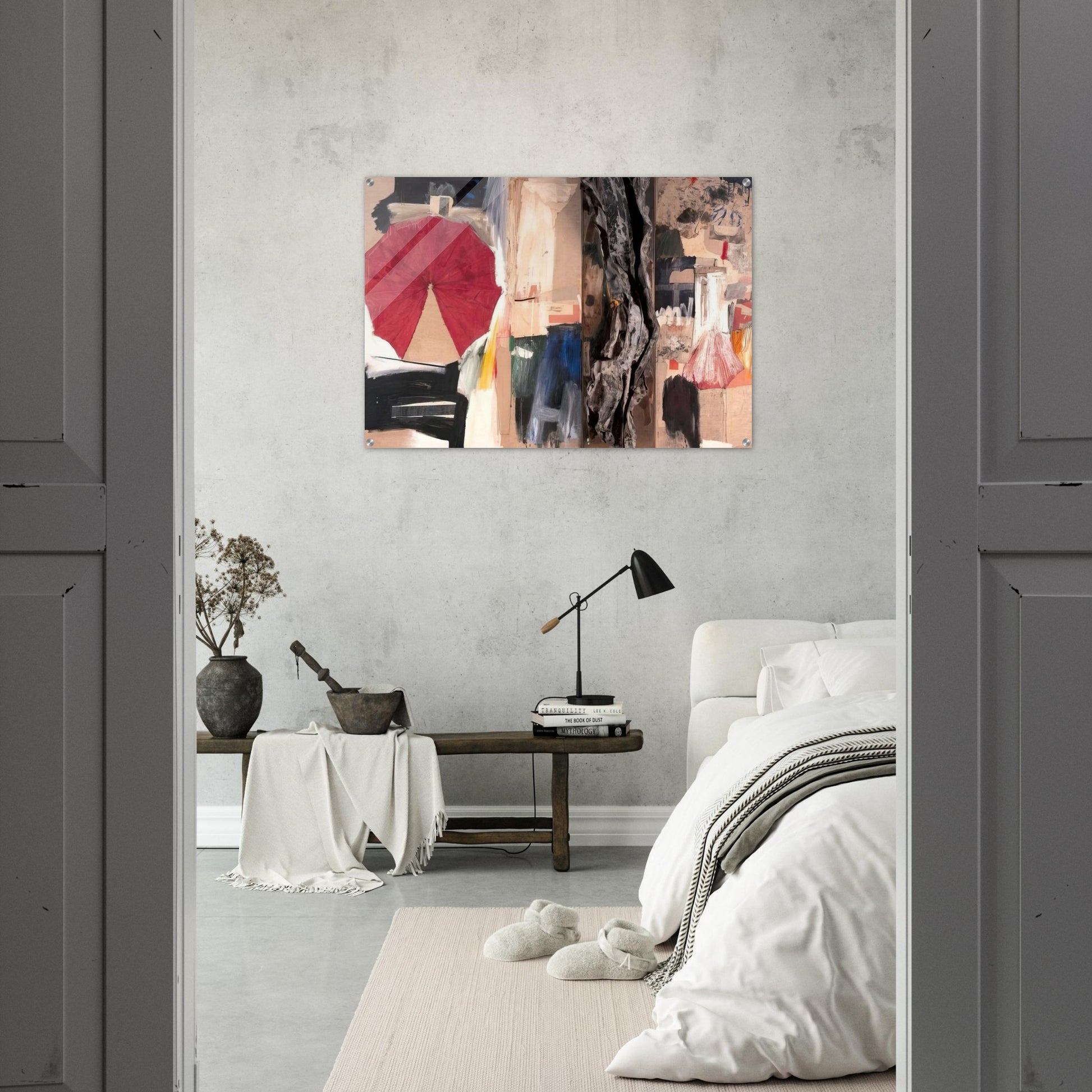 ALLEGORY 1960 - Robert Rauschenberg Acrylic Print - 70x100 cm / 28x40″ inches | Robert Rauschenberg Wall Art | Robert Rauschenberg Prints
