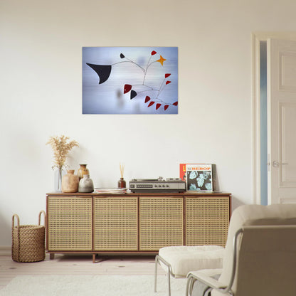 THE STAR 1960 - Alexander Calder Brushed Aluminum Print - 70x100 cm / 28x40 inches | Alexander Calder Aluminum Print | Alexander Calder Prints