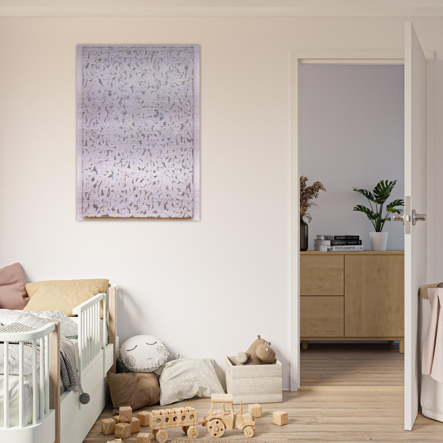 Points - 1963 - Robert Ryman Brushed Aluminum Print - 70x100 cm / 28x40 inches | Robert Ryman Aluminum Print | Robert Ryman Prints