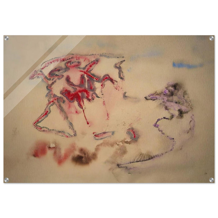 UNTITLED 1958 - Henri Michaux Acrylic Print - 70x100 cm / 28x40″ inches