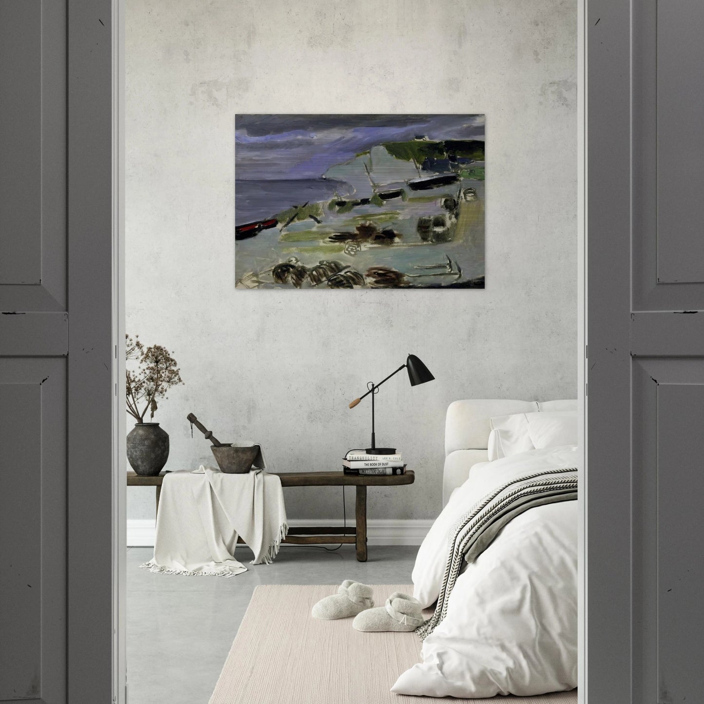 BOATS ON THE BEACH ETRETAT 1920 - Henri Matisse Brushed Aluminum Print - 70x100 cm / 28x40 inches | Henri Matisse Aluminum Print | Henri Matisse Prints