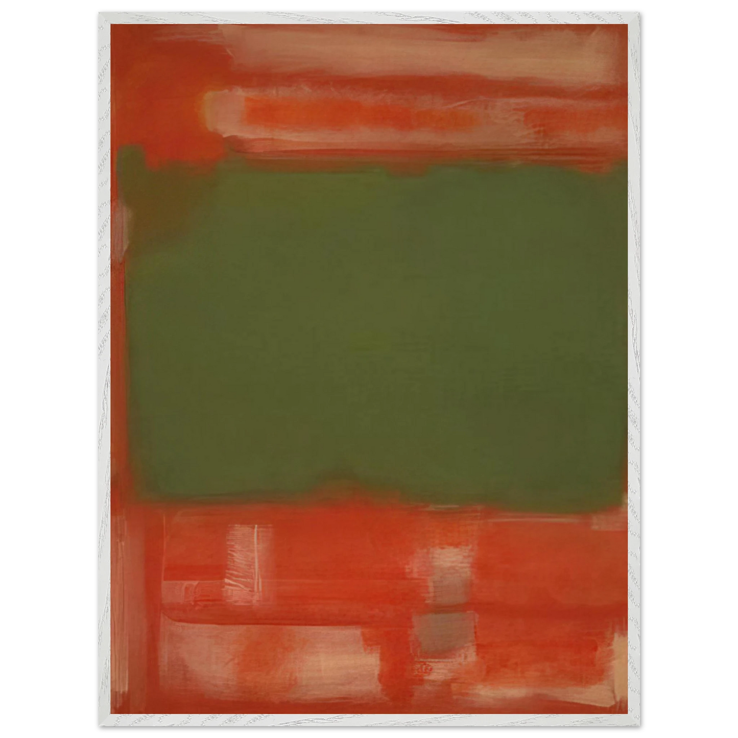 Mark Rothko - No.24 - 1949 Wall Art - 21x29.7 cm / 8x12" - Premium Wooden Framed Poster With Fine Art Paper-canvas - Wood frame