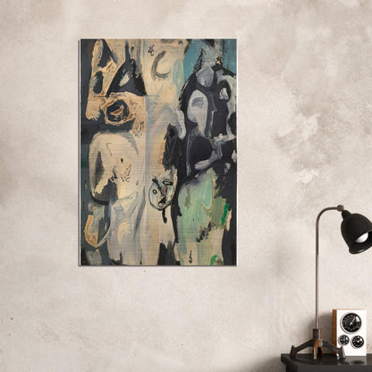 Untitled, 1950- - Helen Frankenthaler Brushed Aluminum Print - 70x100 cm / 28x40 inches | Helen Frankenthaler Aluminum Print | Helen Frankenthaler Prints