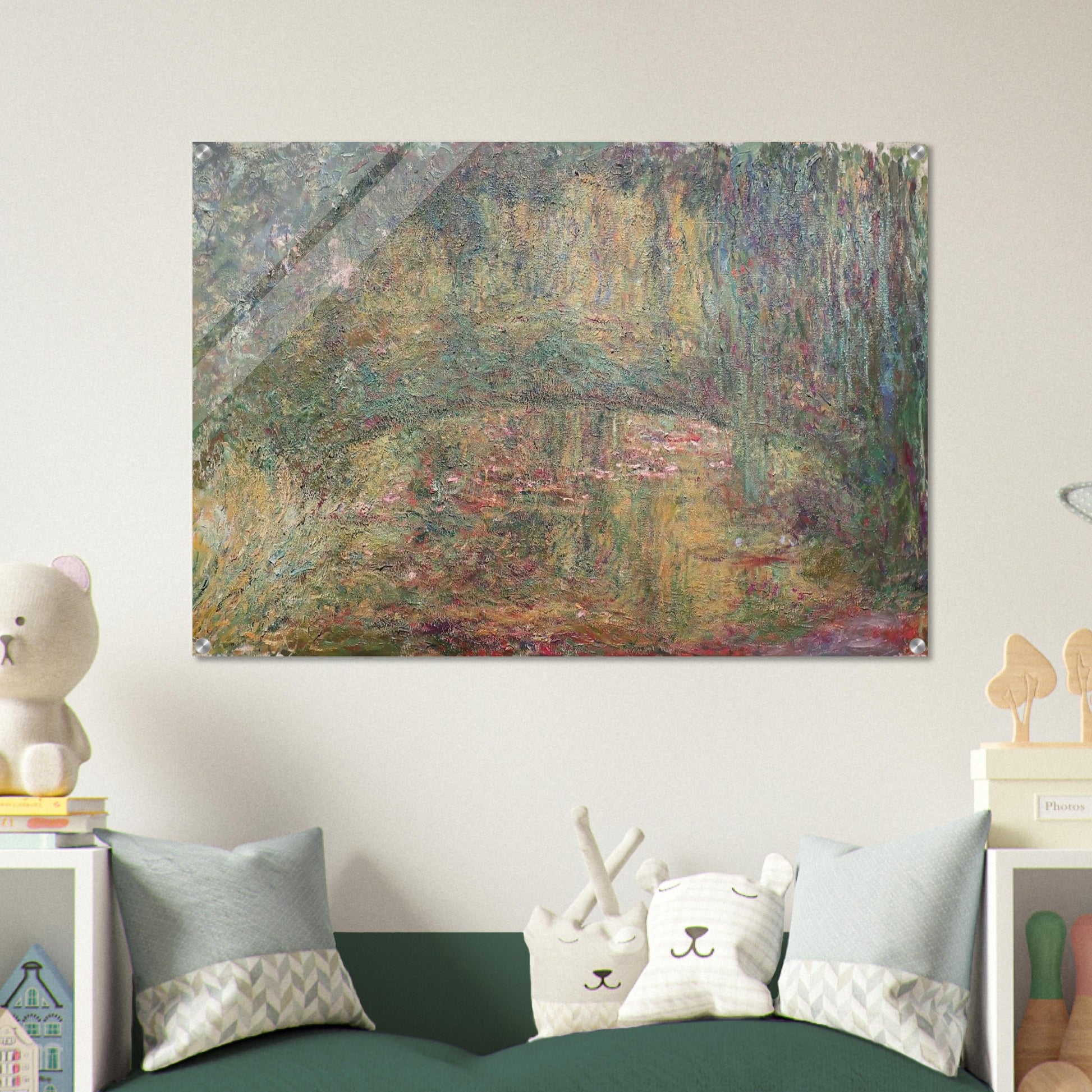 The Japanese Bridge - claude monet Acrylic Print - 70x100 cm / 28x40″ inches | claude monet Wall Art | claude monet Prints