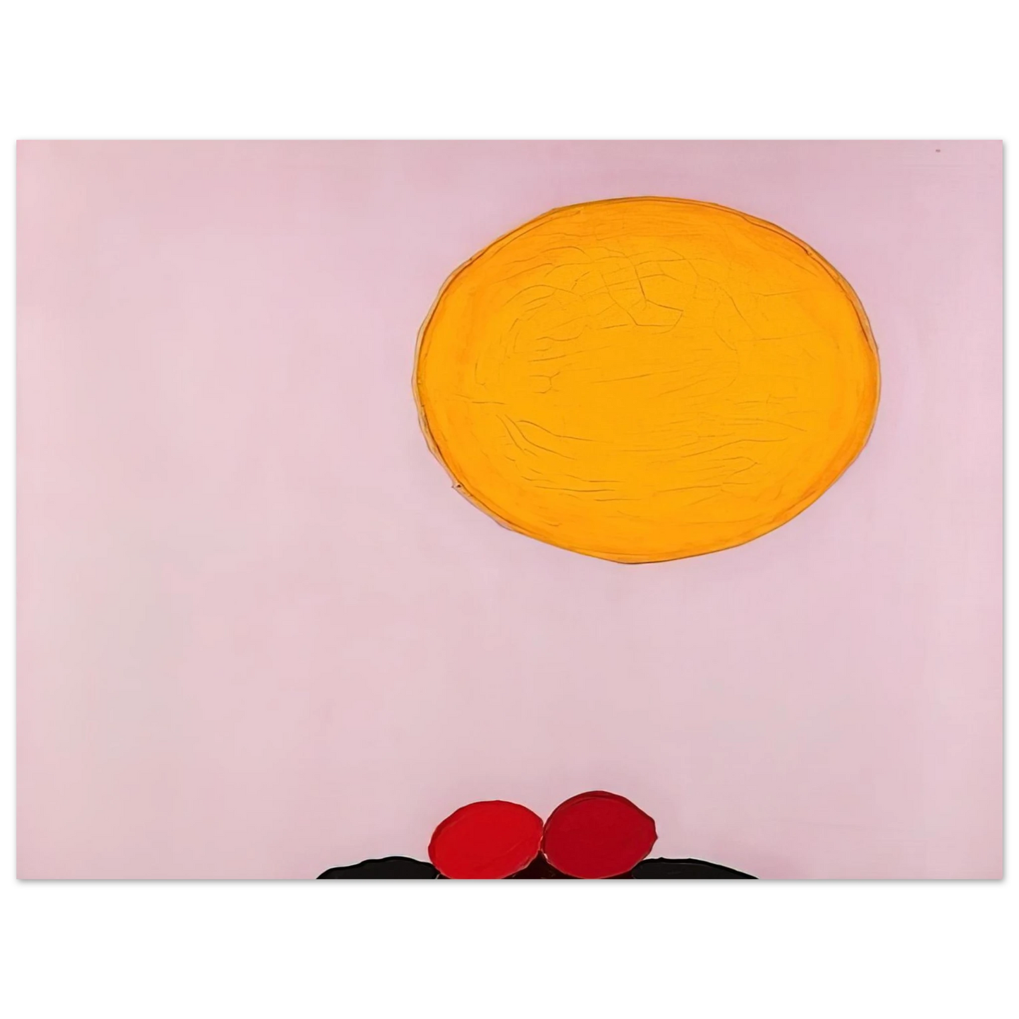 Luis Feito - PAINTING 918 1972  75x100 cm / 30x40inches Fine Art Poster